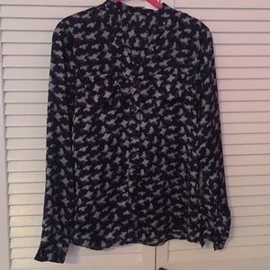 Dark blue The Limited top